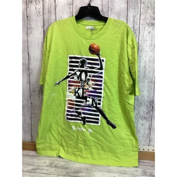 Goth y2k indie normcore gorpcore fisherman Miskeen Shirt Men’s XL Green - Picture 1 of 5
